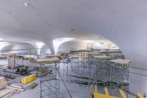 Underground cathedral: modern architecture for the billion-euro Stuttgart21 project. Two years in front of commissioning