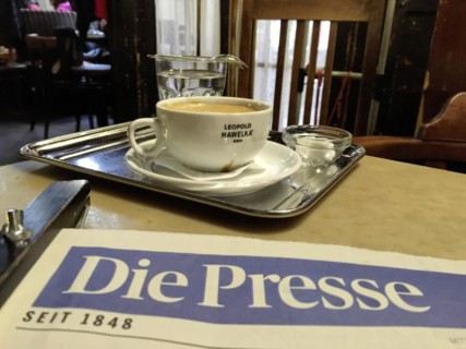 Traditional Viennese coffee house