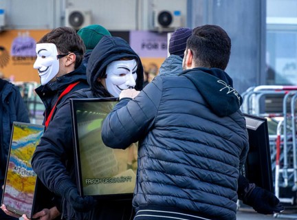 Demonstration against animal testing