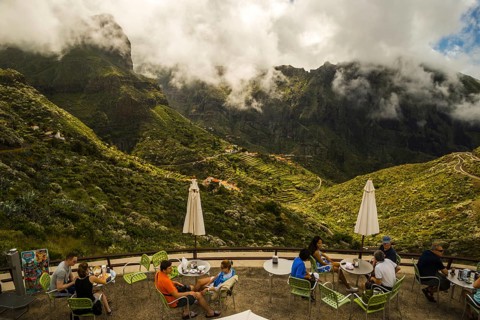 Panorama from the Mirador de Hilda viewpoint
