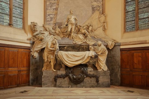 Mausoleum of Marshal Hermann Moritz of Saxony in the Church of St Thomas