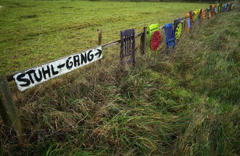 Art installation of a gallery