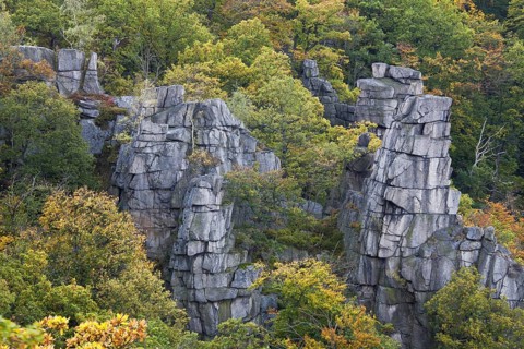 View over the Bodetal