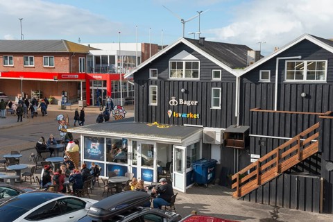Wooden houses by the harbour