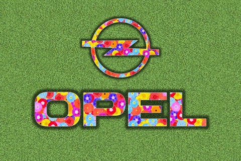 Logo car company Opel