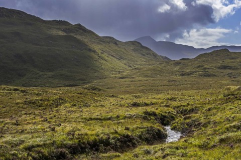 Desolate wilderness of Coigach & Assynt in Sutherland