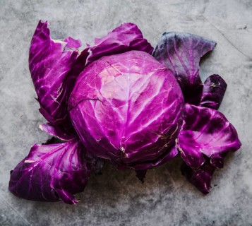 Purple cabbage floor