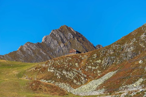 Alpine hut Tuxer-Joch-Haus
