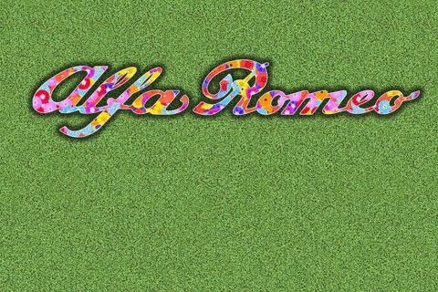 Logo car company alfa romeo