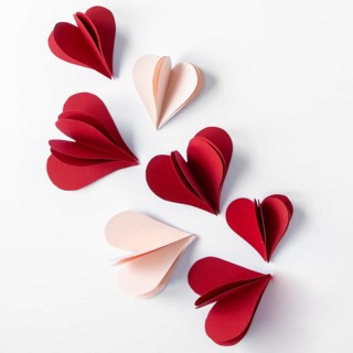 Top view beautiful valentine s day concept