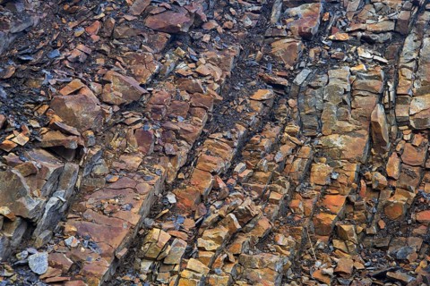 Rock formations along Gashamna