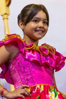 Girl in folklore dress