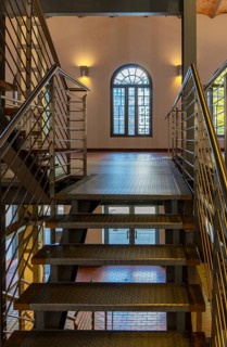 Modernised and restored staircase at the former Bolle Festsaele