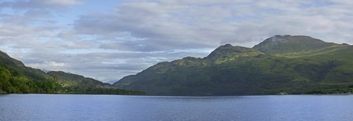 Ben Lomond looking north across Loch Lomond
