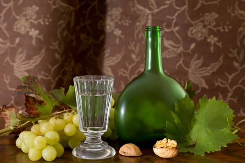 Still life with grapes