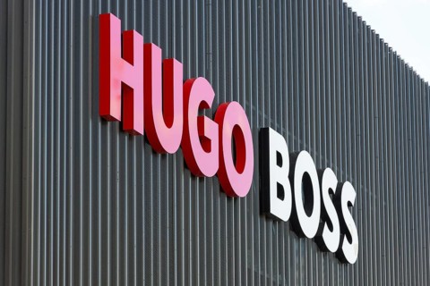 Logo of the fashion company Hugo Boss