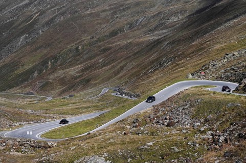 Timmelsjoch High Alpine Road between Austria and Italy