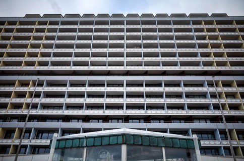 High-rise building with holiday flats