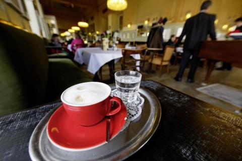 Traditional Viennese coffee house