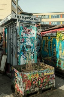 Local cultural project Bahnwaerter Thiel on the old abattoir site in Munich Sendling