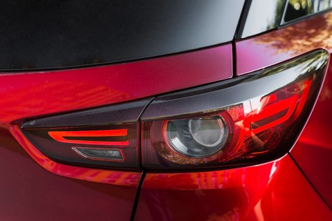 Stylish rear light new red auto