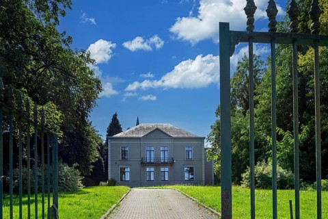 Director's house of the Bois-du-Luc coal mine in Houdeng-Aimeries near La Louviere