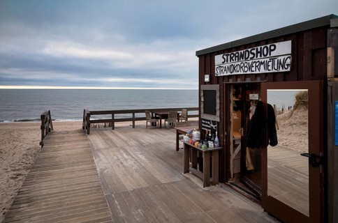 Beach shop and beach chair hire