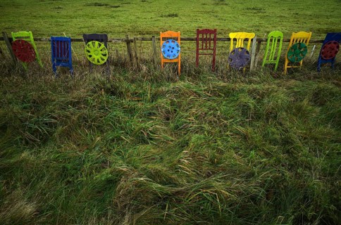 Art installation of a gallery