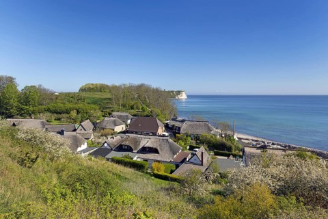Vitt fishing village on the German Baltic Sea island of Ruegen on the Wittow peninsula near Cape Arkona