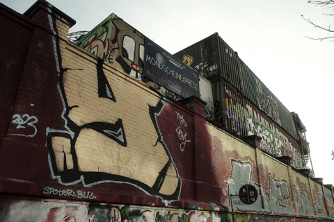 Local cultural project Bahnwaerter Thiel on the old abattoir site in Munich-Sendling