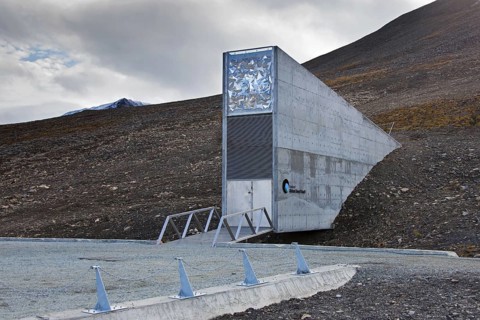 Entrance to the Svalbard Global Seed Vault
