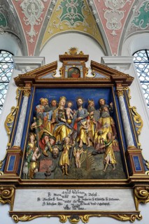 Half-relief with figures of saints