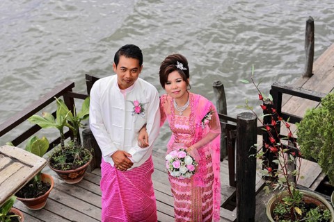 Bridal couple