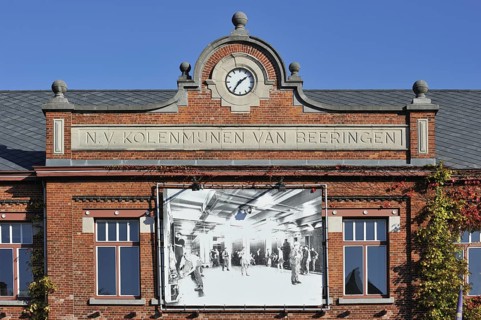 Entrance of the coal mine museum at Beringen