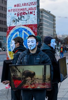 Demonstration against animal testing
