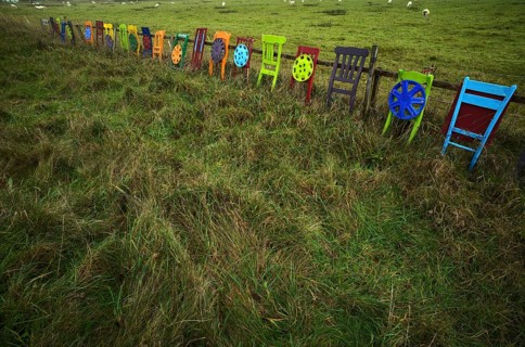 Art installation of a gallery