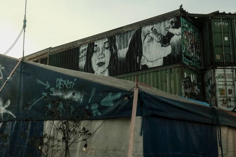 Local cultural project Bahnwaerter Thiel on the old abattoir site in Munich-Sendling