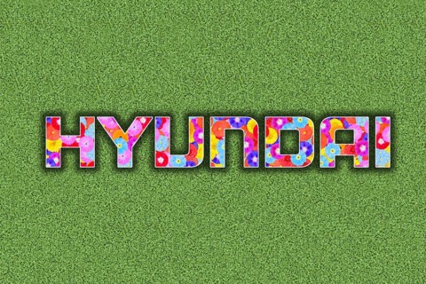 Logo car company Hyundai