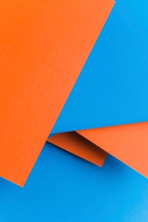 Recycled paper texture background blue orange color