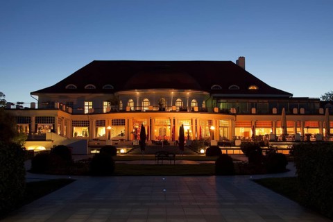 The Travemuende Casino at night