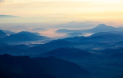 Mountain silhouette