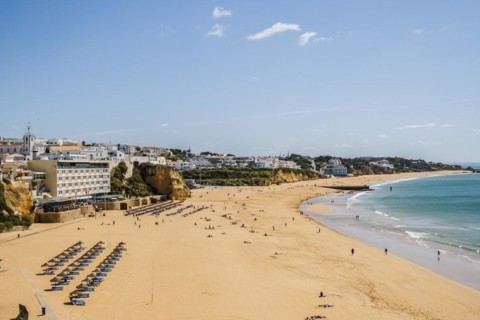 Awesome view of Albufeira Beach