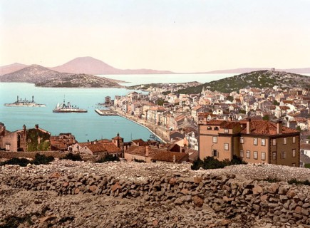 View from Monte Calavario to Lussin-Piccolo