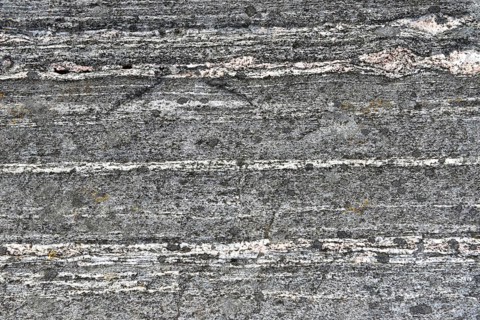 Glacier-carved rocks in the Norwegian archipelago