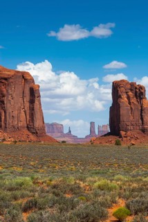 Rock formation in Monument valley