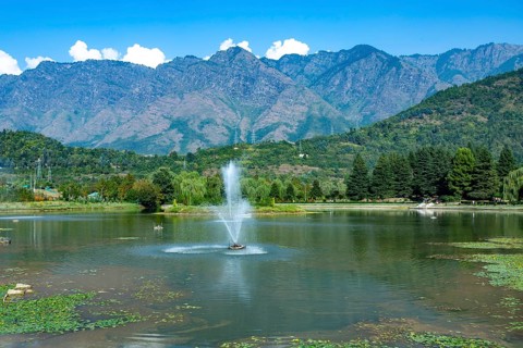 Jawaharlal Nehru Memorial Botanical Gardens in Srinagar