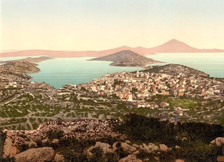 View from Monte Umpiliak to Lussin-Piccolo