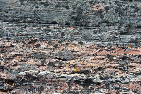 Glacier-carved rocks in the Norwegian archipelago
