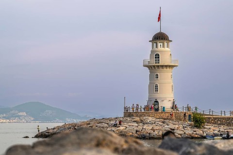 Lighthouse and Marina in Alanya