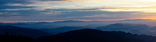 Mountain silhouette